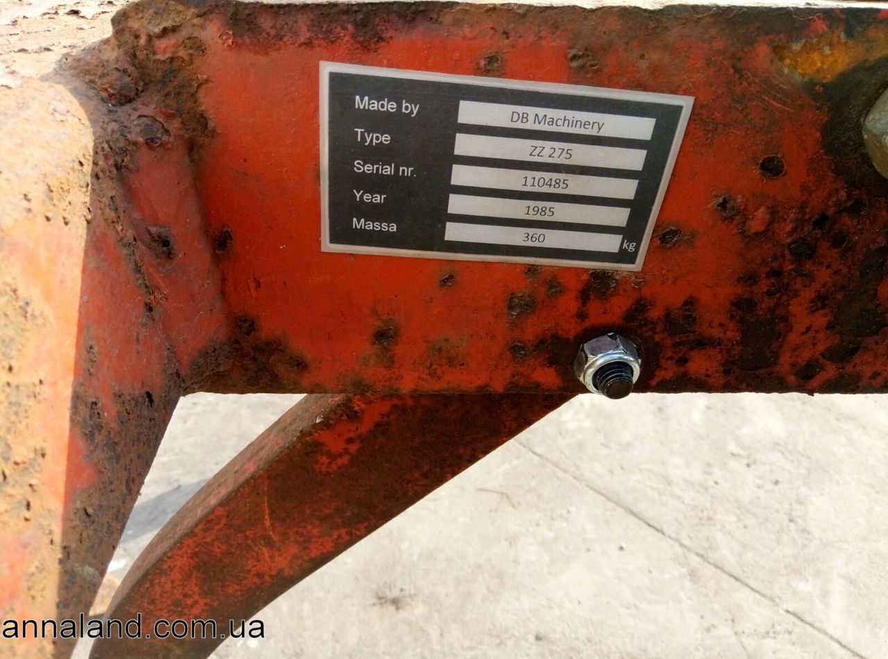  Культиватор DB Machinery  ZZ 275 - 7 - Annaland.com.ua.jpg Продаж бу сг техніки з Нідерландів